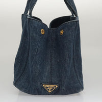 Prada Canapa Blue Denim - Jeans Tote Bag (Pre-Owned)