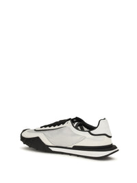 Dolce & Gabbana Men Dg Logo Leather Sneakers