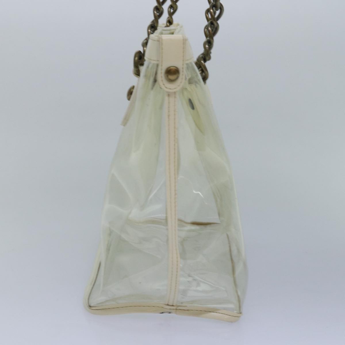 Burberry Transparent Vinyl Shoulder Bag (Pre-Owned)