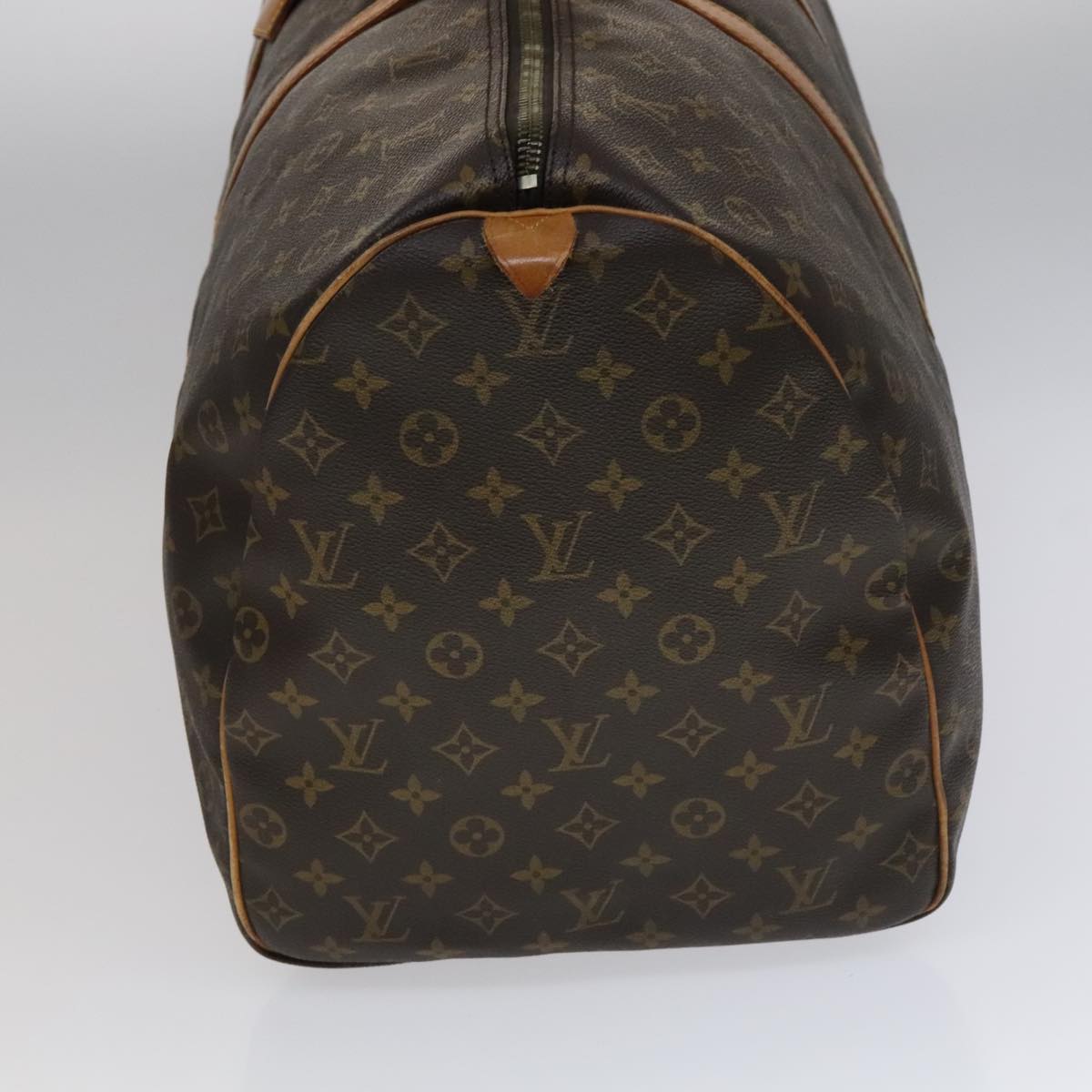 Louis Vuitton Keepall 60 Brown Canvas Travel Bag (Pre-Owned)