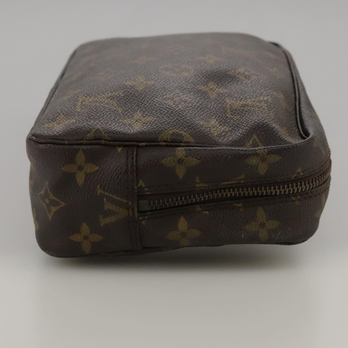 Louis Vuitton Trousse De Toilette Brown Canvas Clutch Bag (Pre-Owned)