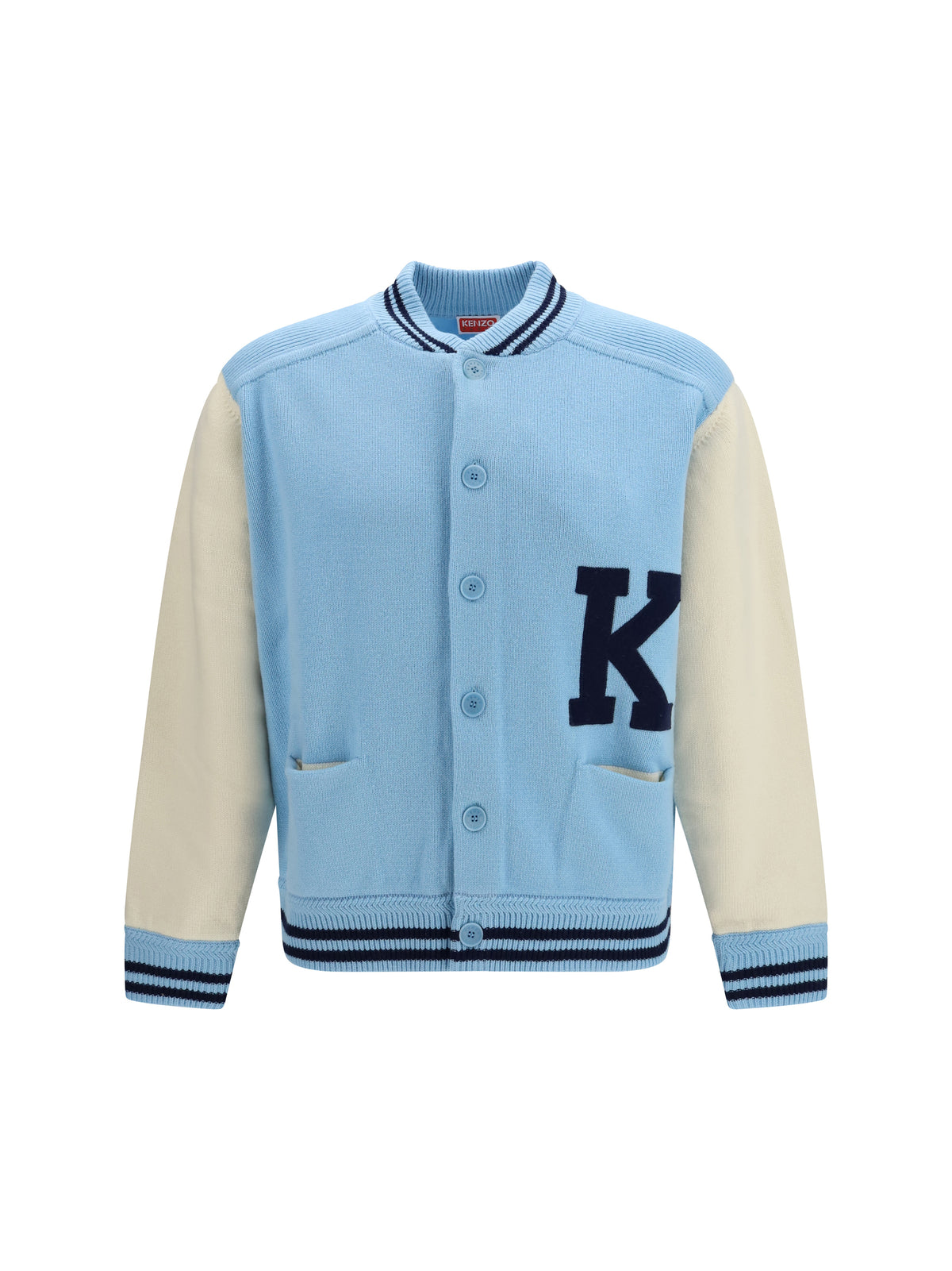 KENZO Kenzo Men Kenzo Varsity Wool Cardigan