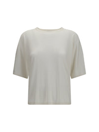 BRUNELLO CUCINELLI Brunello Cucinelli Women Short-Sleeve Cashmere And Silk Sweater