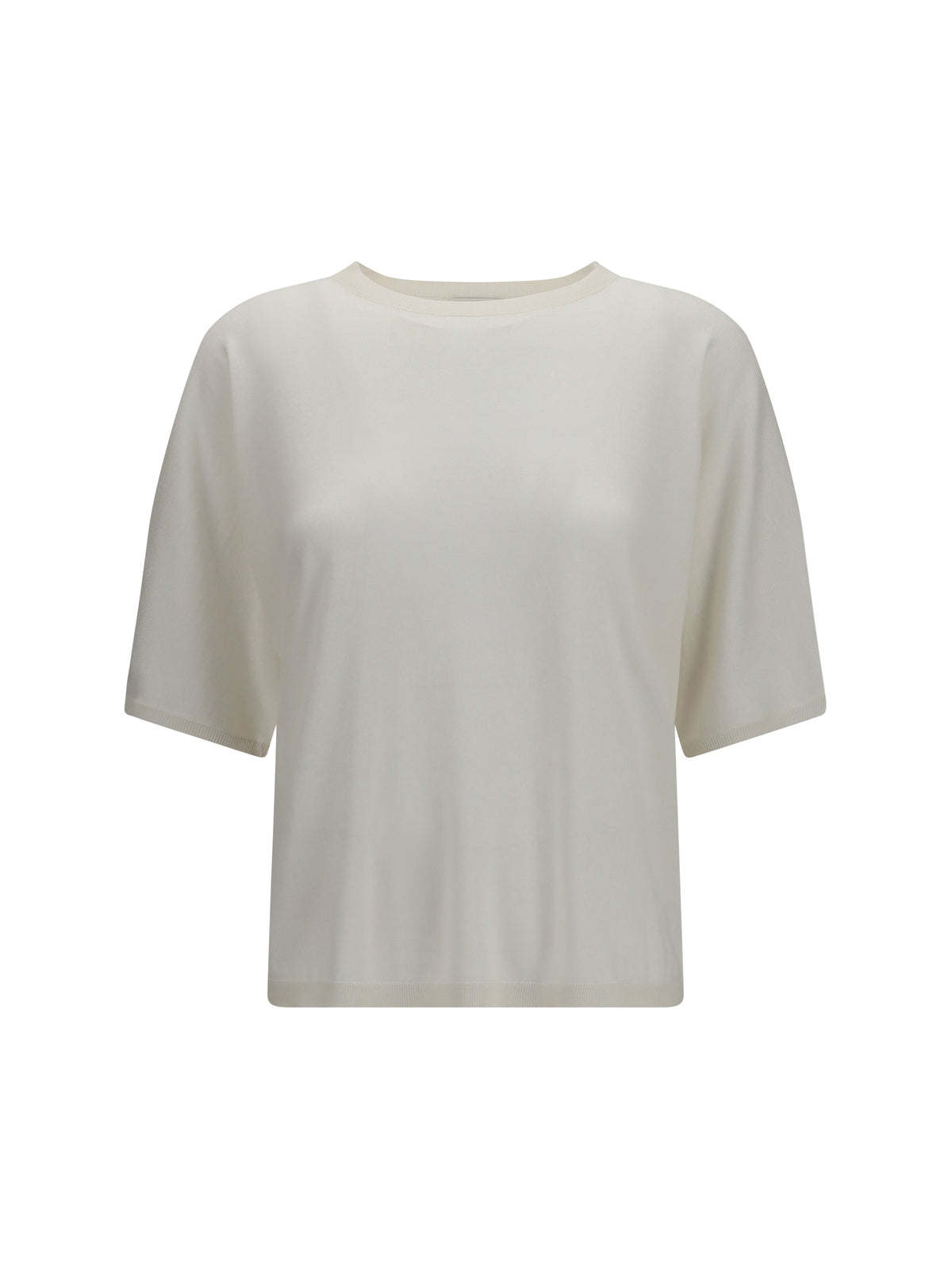 BRUNELLO CUCINELLI Brunello Cucinelli Women Short-Sleeve Cashmere And Silk Sweater