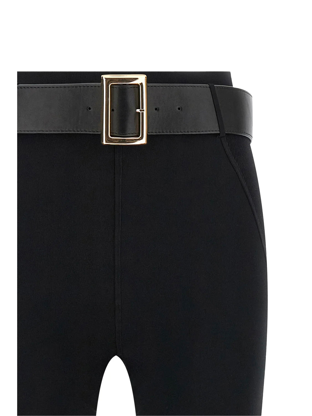 SELF-PORTRAIT Self-Portrait Women Stretch Jersey Leggings With Belt