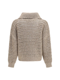 Brunello Cucinelli Women Cashmere Cardigan With Central Pocket
