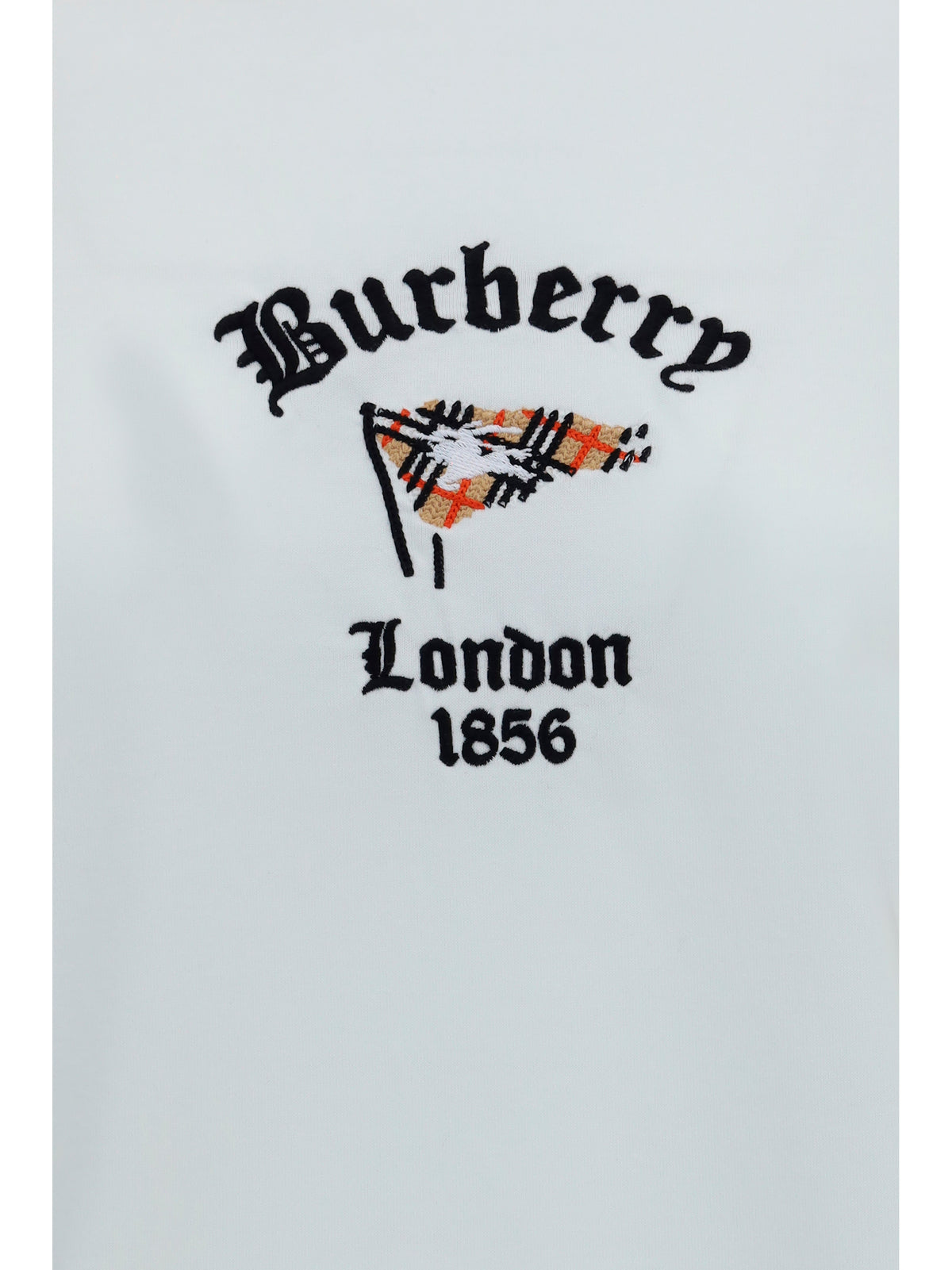 BURBERRY Burberry Women Cotton T-Shirt With Check Flag