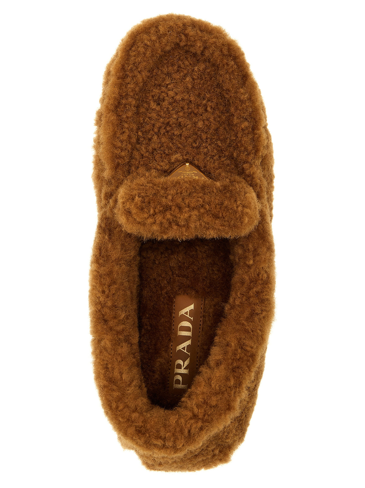 Prada Women Shearling Loafers