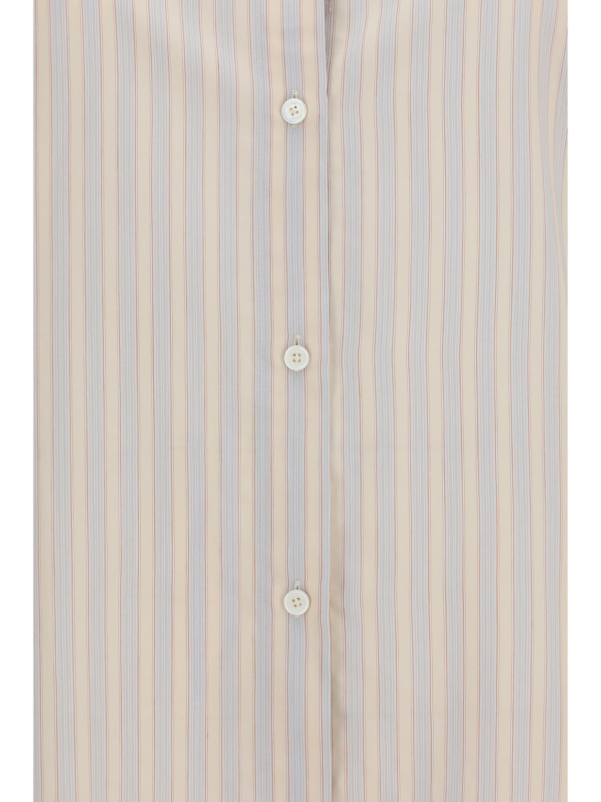 Toteme Women Oversized Striped Shirt In Cotton