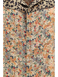 VALENTINO Valentino Men Short-Sleeve Floral And Leopard Print Shirt