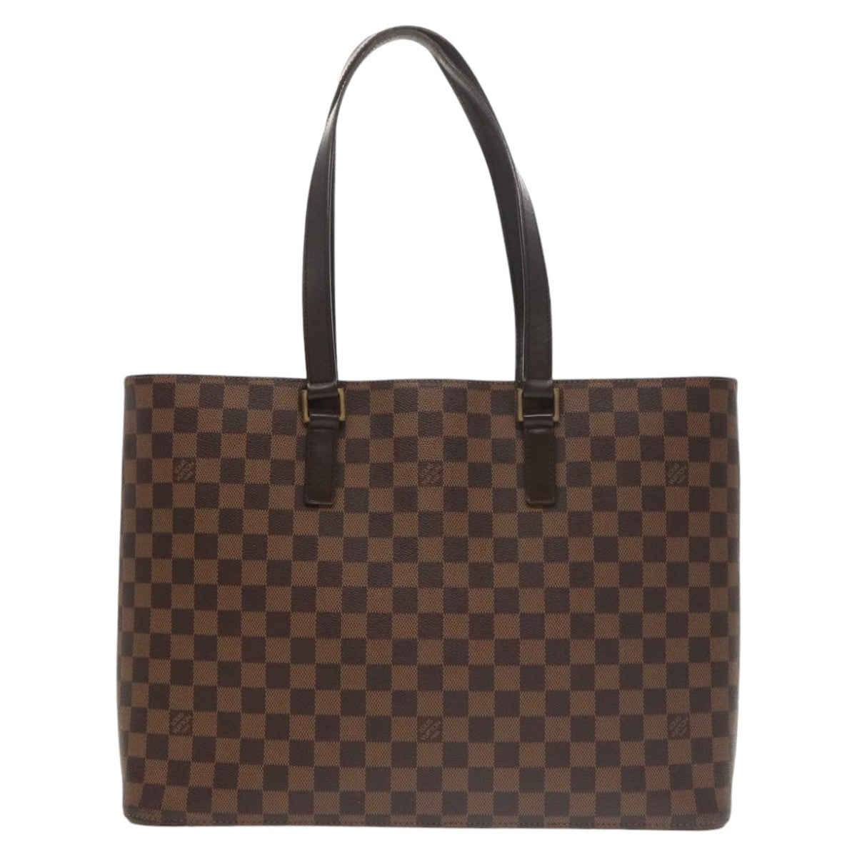 Louis Vuitton Luco Brown Canvas Tote Bag (Pre-Owned)