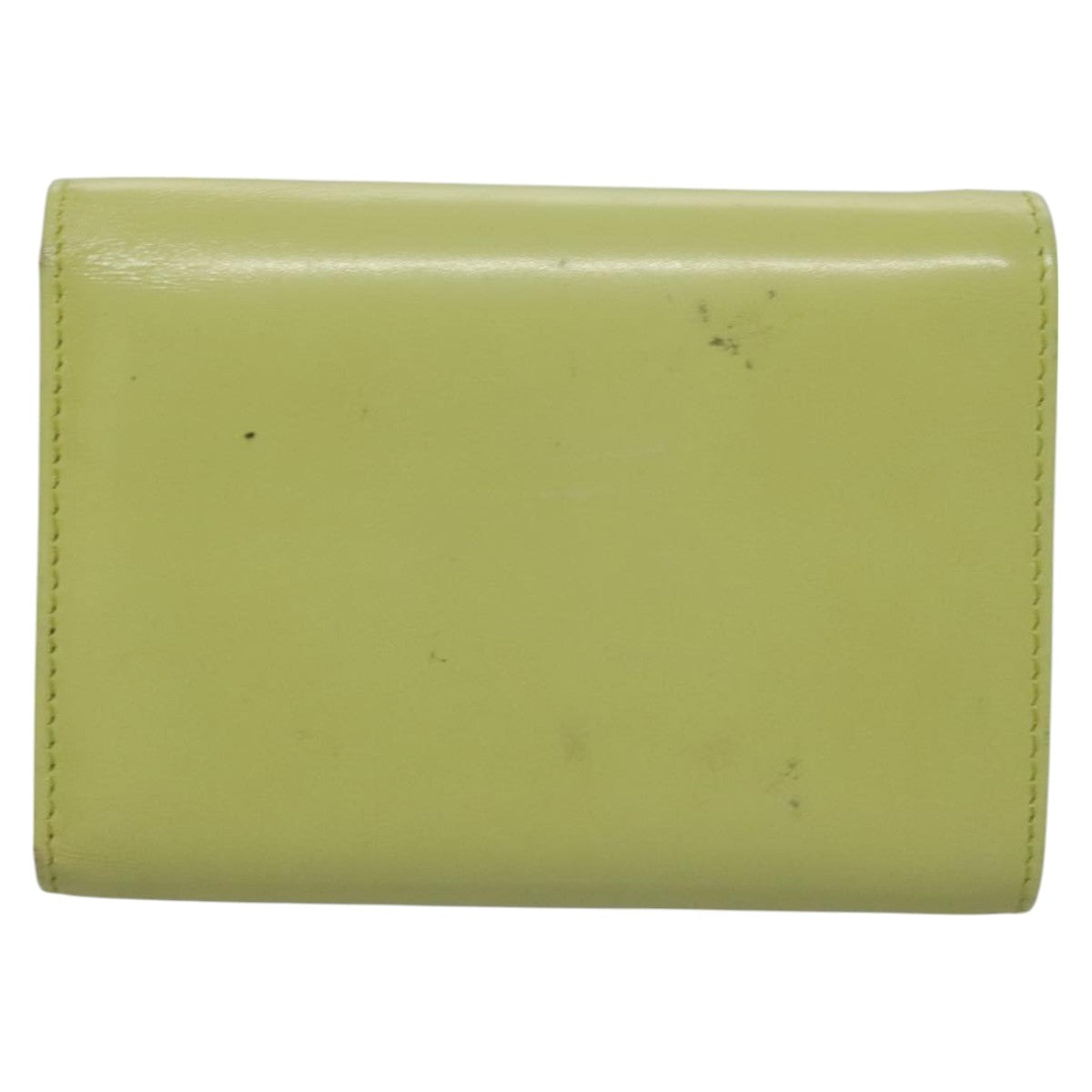 Prada Green Leather Wallet  (Pre-Owned)