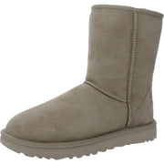 Classic Short II Womens Lined Suede Casual Boots