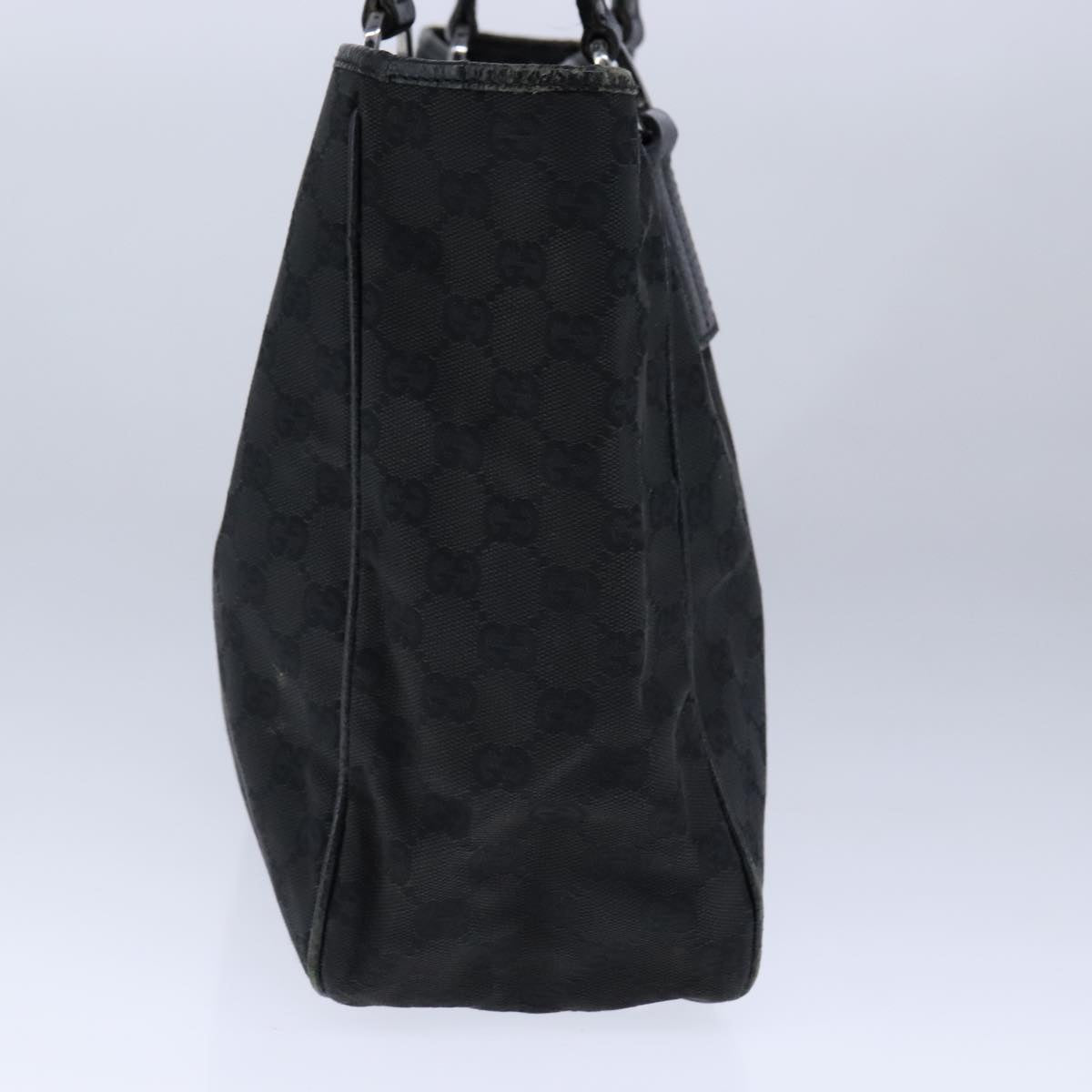 Gucci Gg Canvas Black Canvas Tote Bag (Pre-Owned)