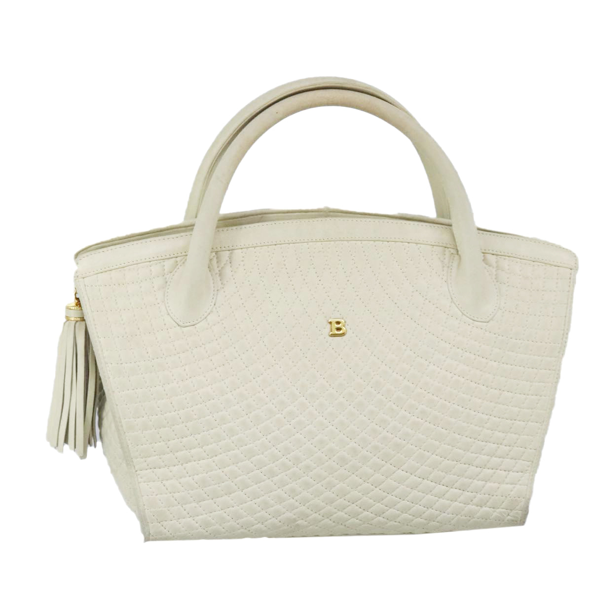Bally Beige Leather Handbag (Pre-Owned)
