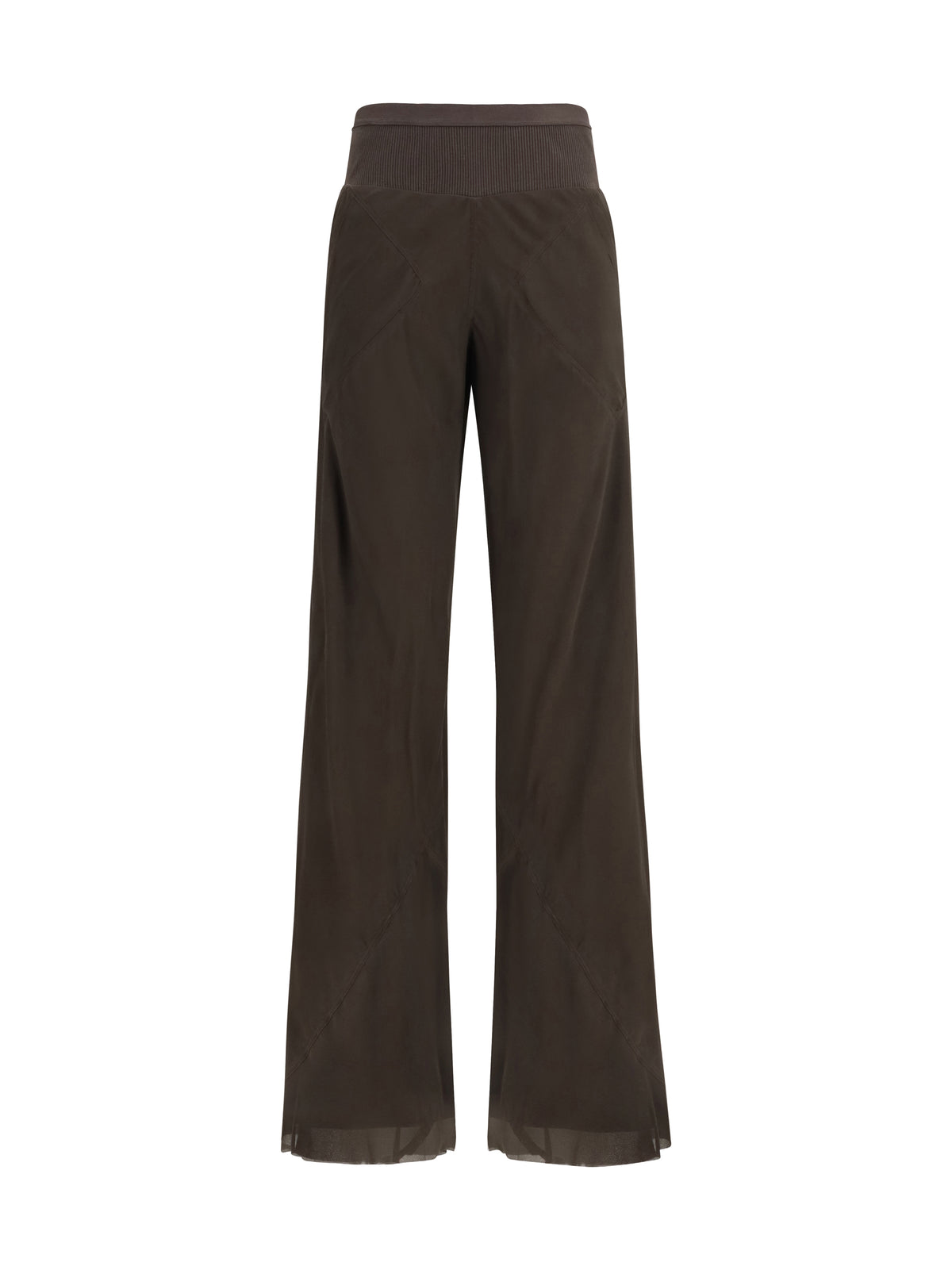 Rick Owens Women Bias Pants With A Bias-Cut