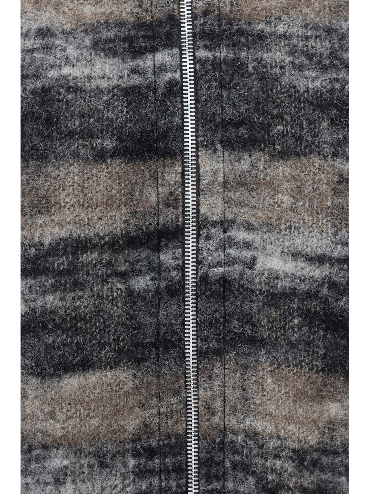 Our Legacy Men Hooded Checked Knit Sweatshirt