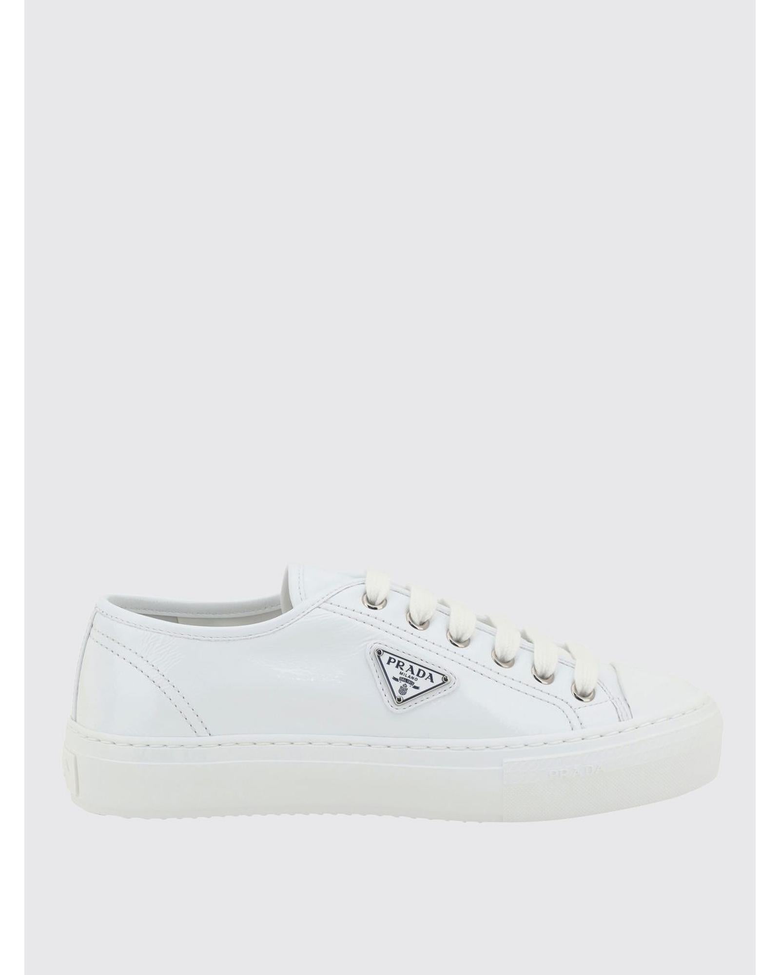 Prada Cloudbust LowTop Sneakers Women White 10.5 White