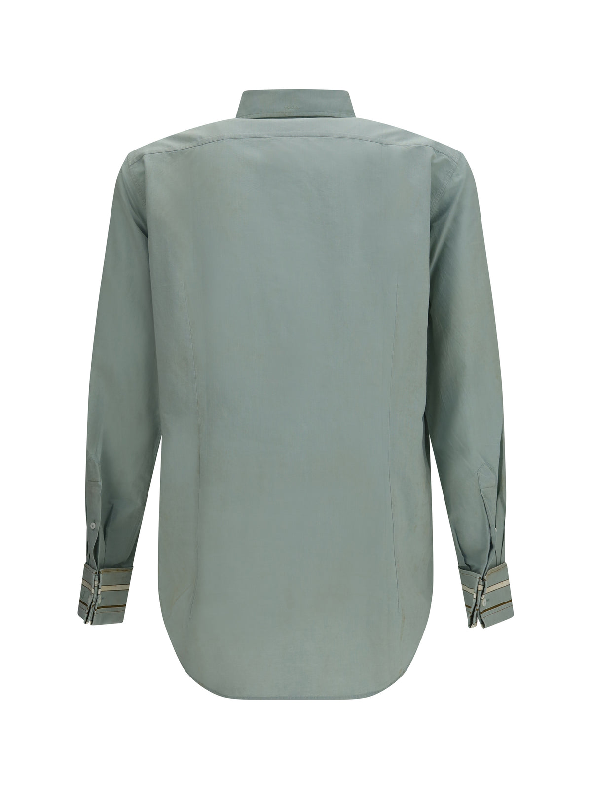 Prada Men Cotton Shirt With A Worn-In Effect
