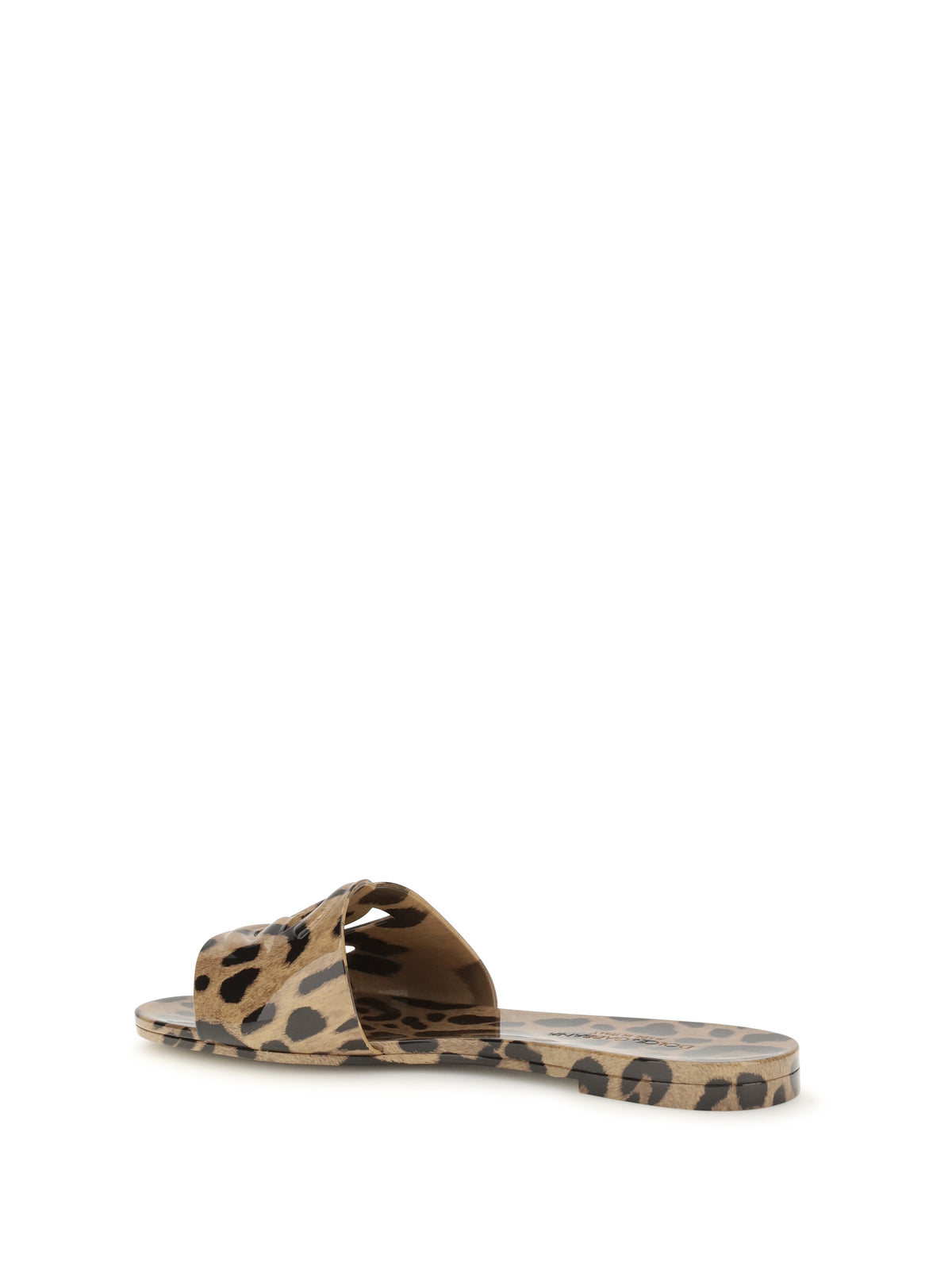 DOLCE & GABBANA Dolce & Gabbana Women Rubber Sandals With Leopard Print