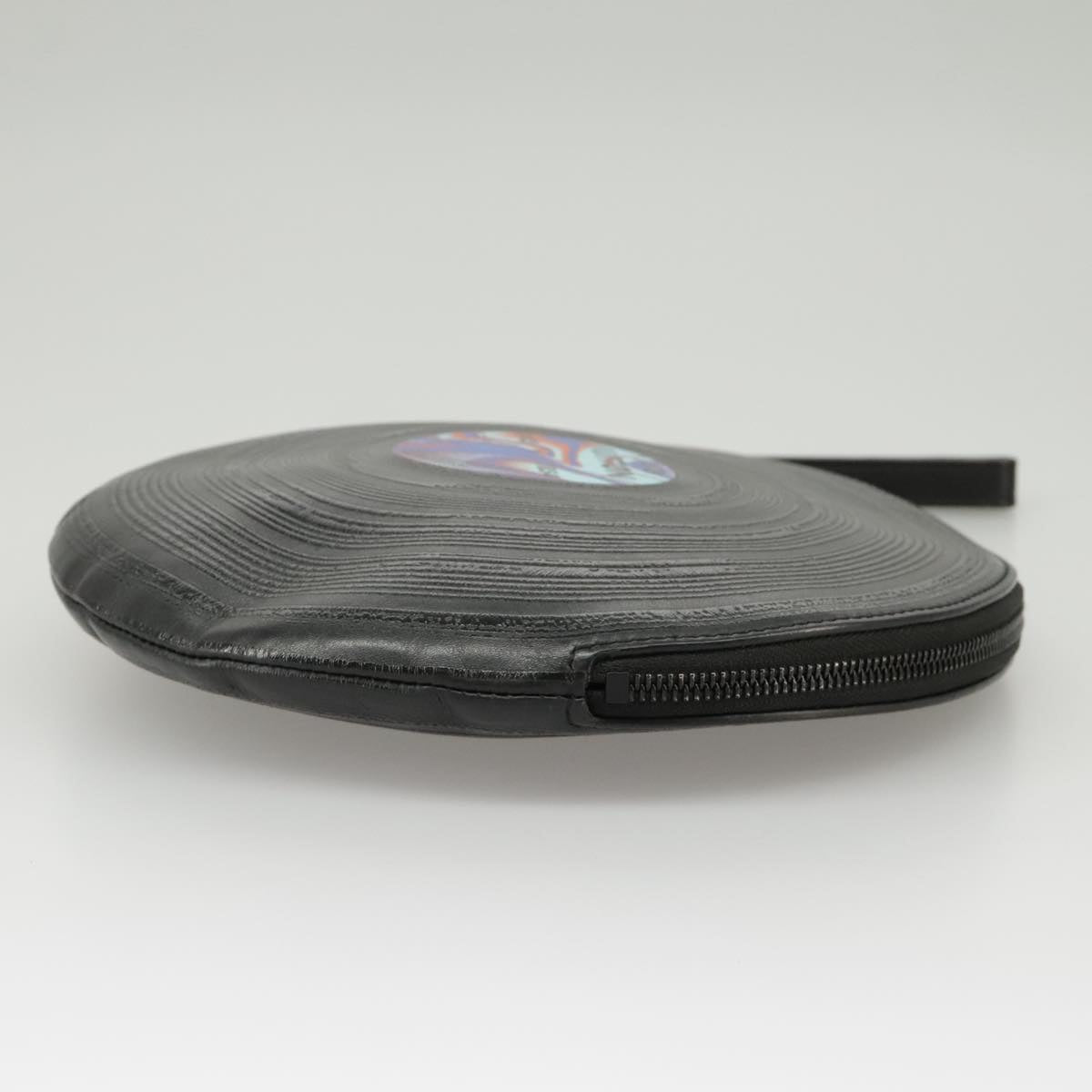 Louis Vuitton Pochette Black Leather Clutch Bag (Pre-Owned)
