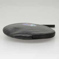 Louis Vuitton Pochette Black Leather Clutch Bag (Pre-Owned)