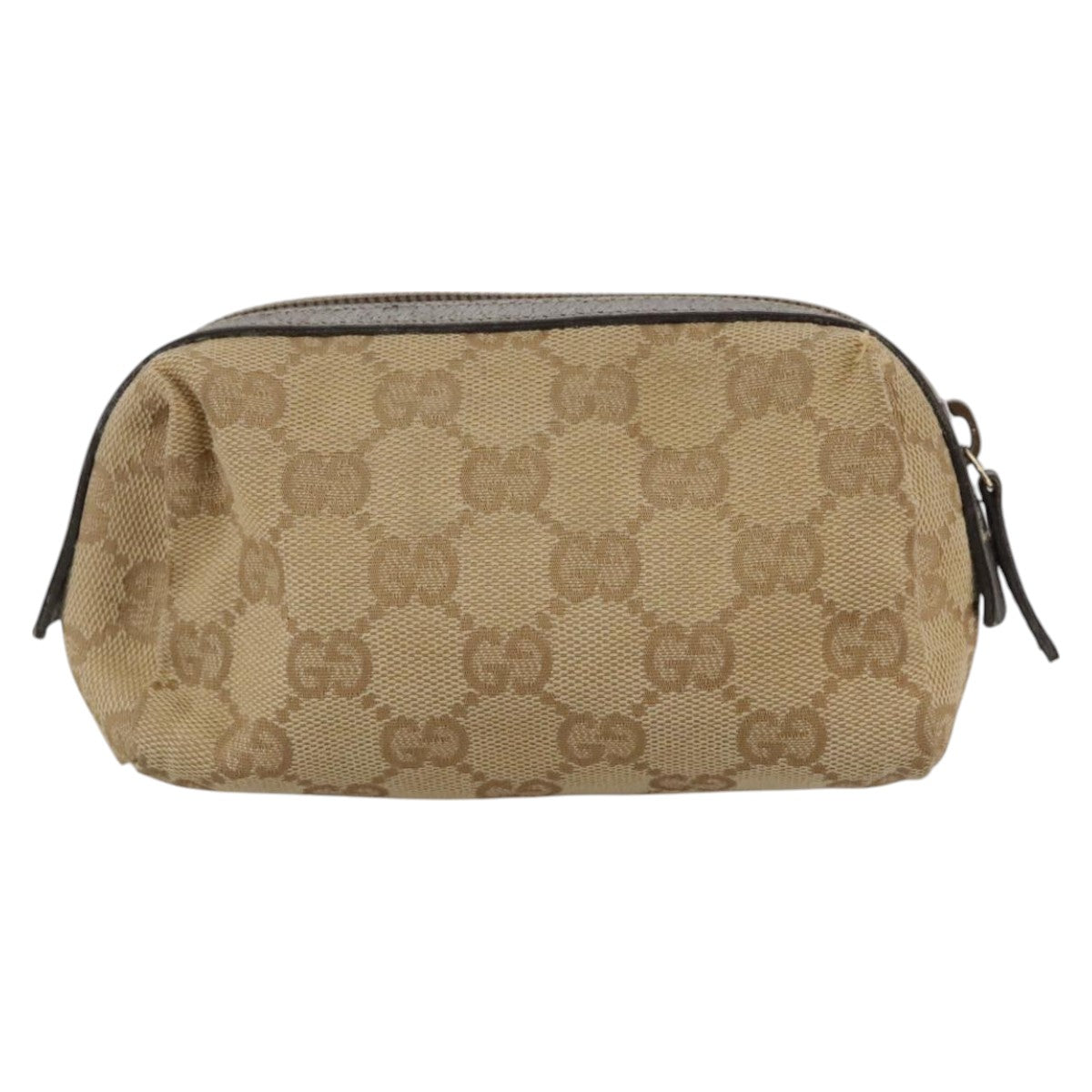 Gucci Gg Canvas Beige Canvas Clutch Bag (Pre-Owned)