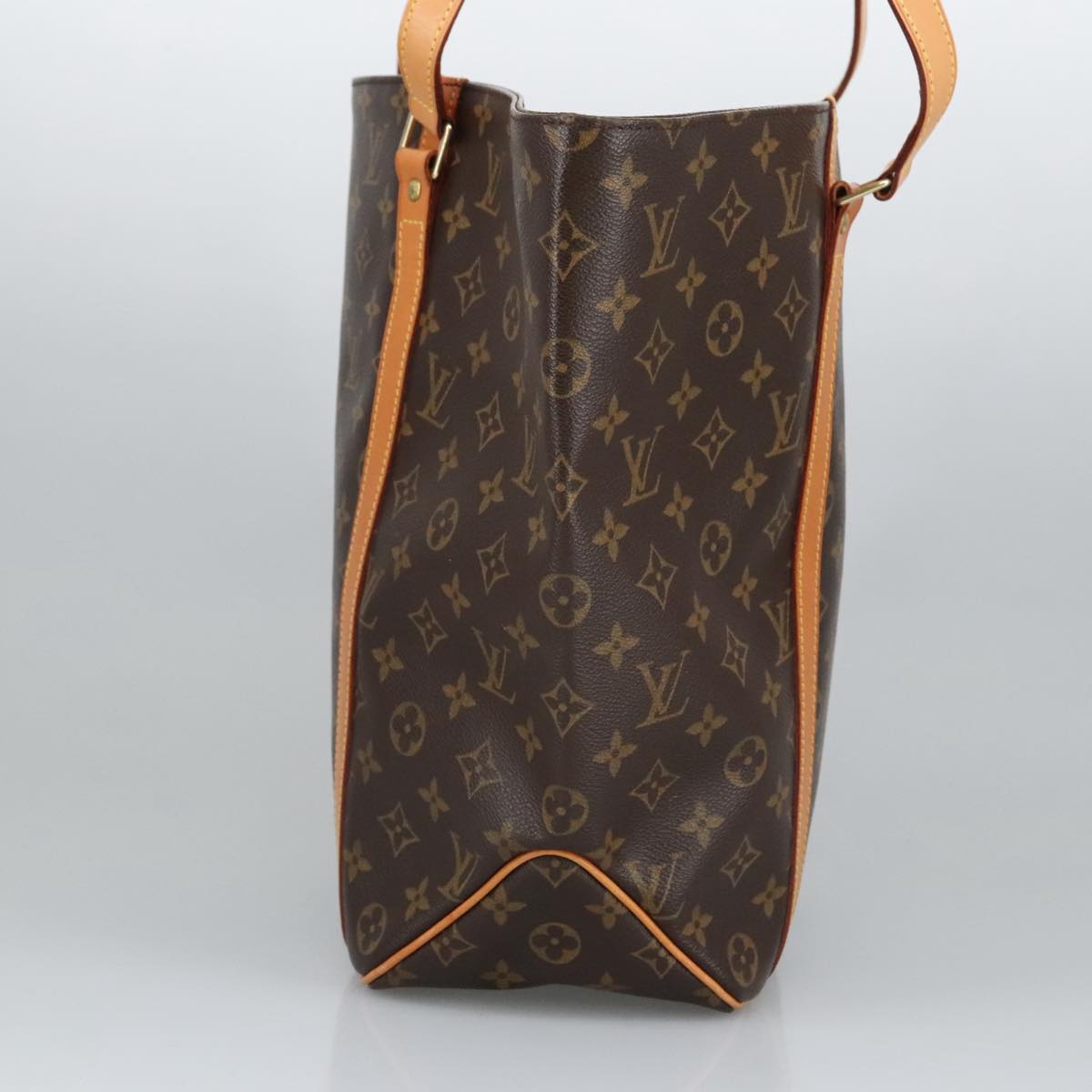 Louis Vuitton Shopping Brown Canvas Tote Bag (Pre-Owned)