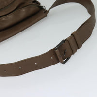 Bottega Veneta Intrecciato Brown Leather Shoulder Bag (Pre-Owned)