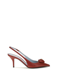 VALENTINO GARAVANI Valentino Garavani Women Coeur Royal Slingback Leather Pumps