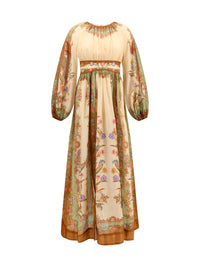 ZIMMERMANN Zimmermann Women Indra Elasticated Waist Maxi Dress