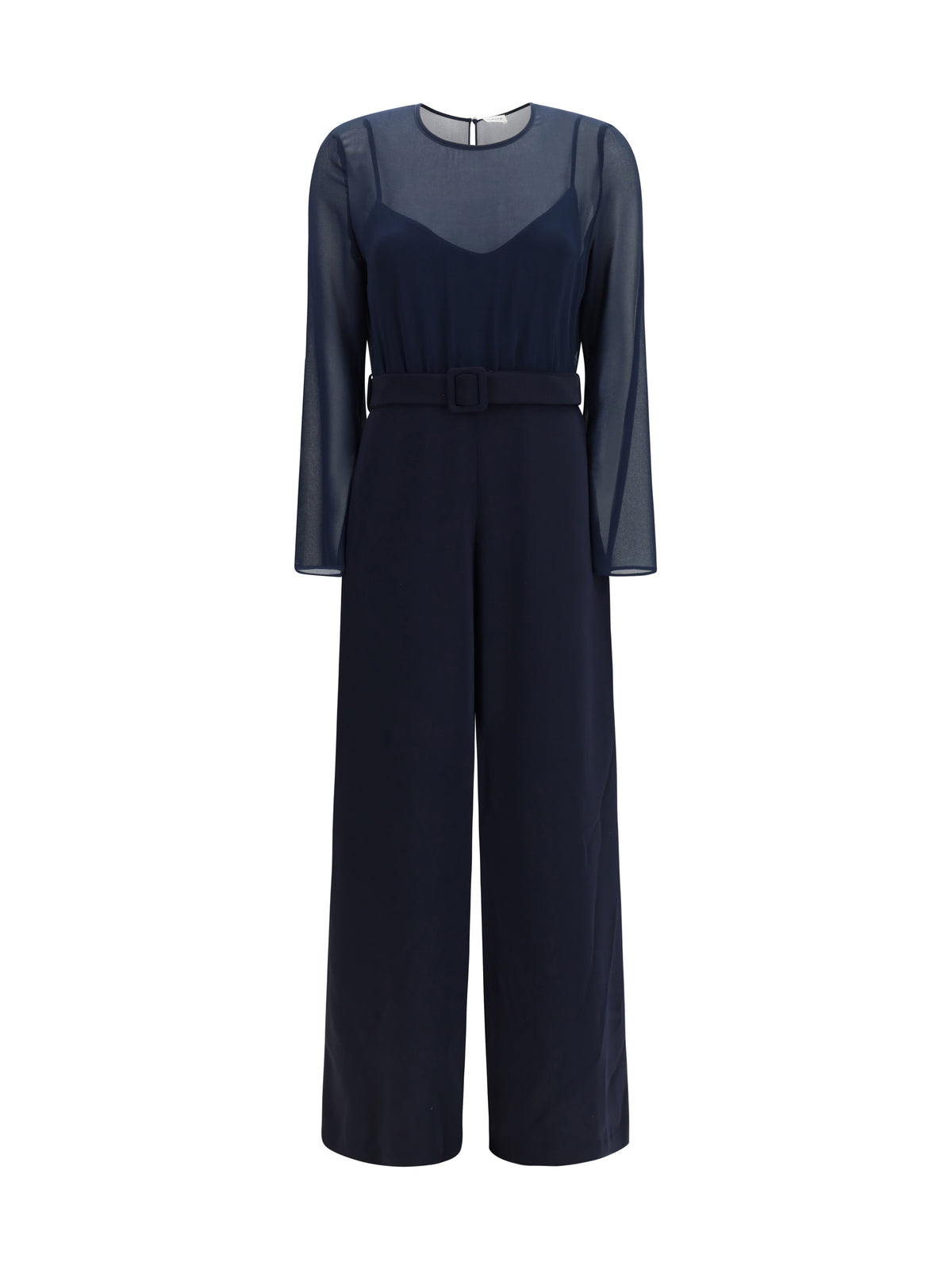 P.A.R.O.S.H. P.A.R.O.S.H. Women Cady And Chiffon Jumpsuit