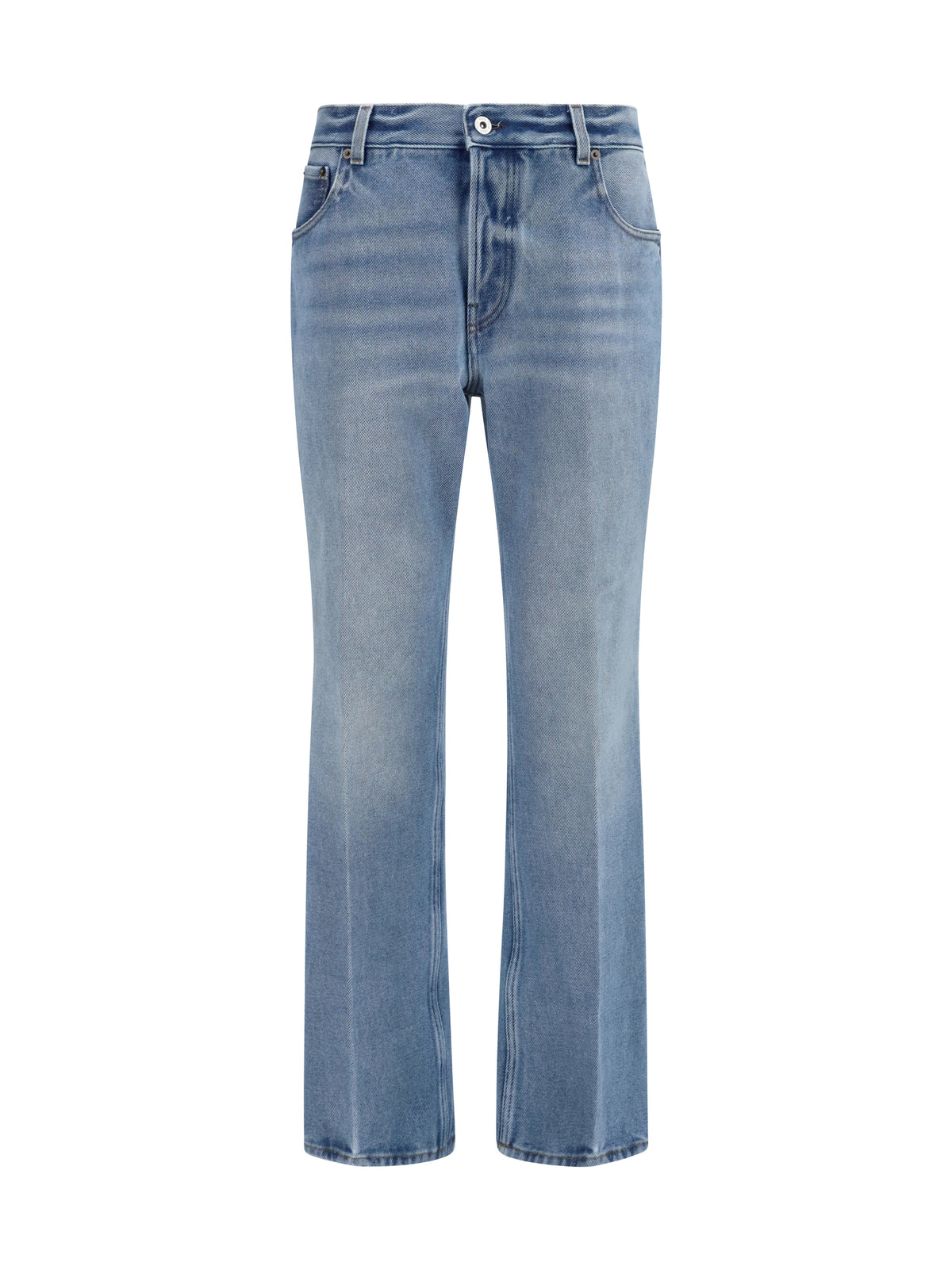 Miu Miu Women Washed Denim Five-Pocket Jeans