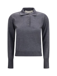 GOLDEN GOOSE Golden Goose Women Long Sleeve Merino Wool Polo