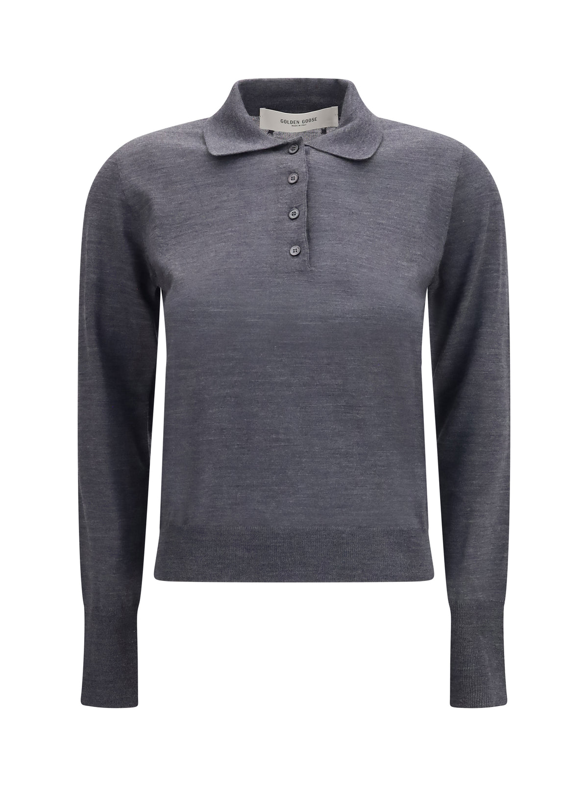 GOLDEN GOOSE Golden Goose Women Long Sleeve Merino Wool Polo