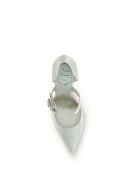 Roger Vivier Women Efflorescence Dorsay Satin Pumps