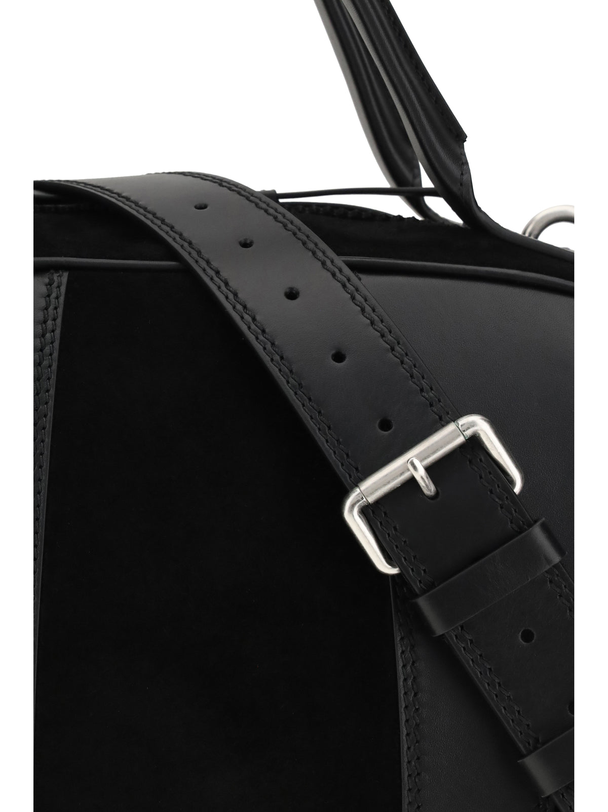 Dries Van Noten Men Leather Travel Bag