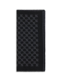 Gucci Women Miss Stenny Gg Monogram Wool Scarf