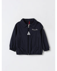 Moncler Kids Lightweight Collared Jacket Blue