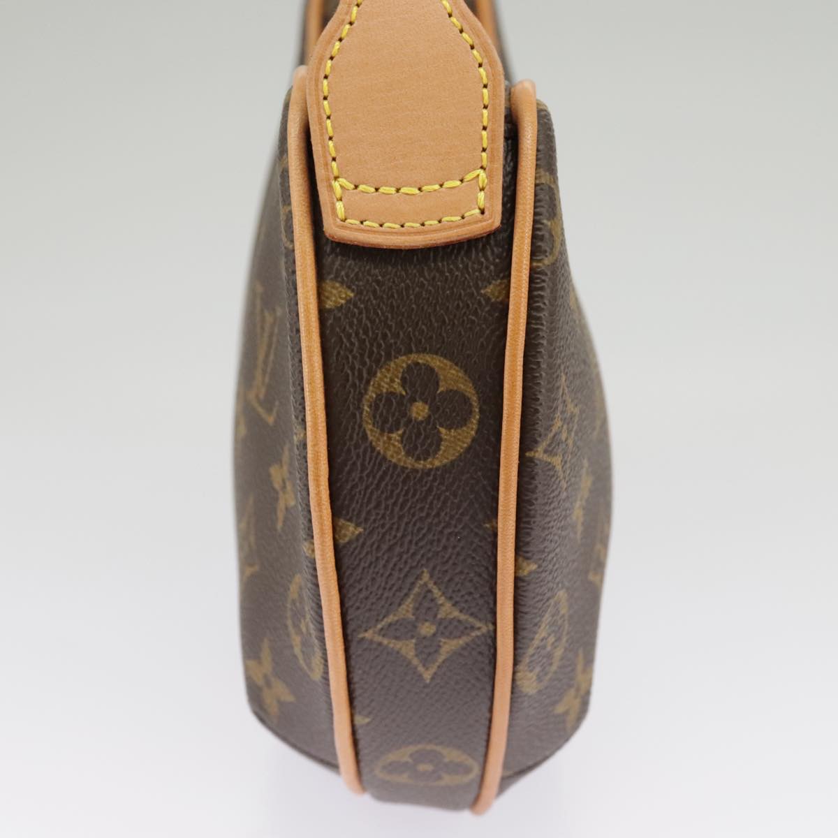 Louis Vuitton Croissant Brown Canvas Shoulder Bag (Pre-Owned)