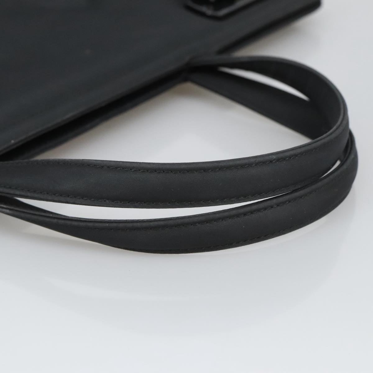Salvatore Ferragamo Gancini Black Synthetic Handbag (Pre-Owned)