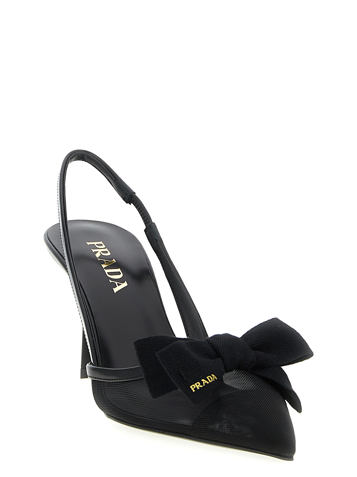 PRADA Prada Women Mesh Slingback With Bow