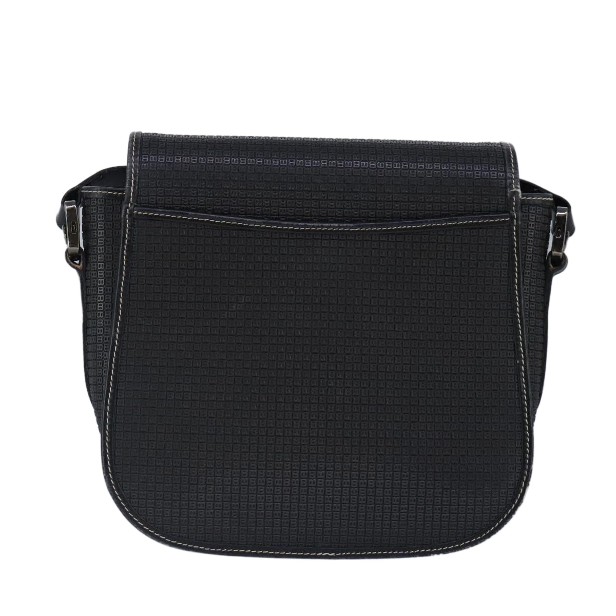 Bally Black Leather Shoulder Bag (Pre-Owned)