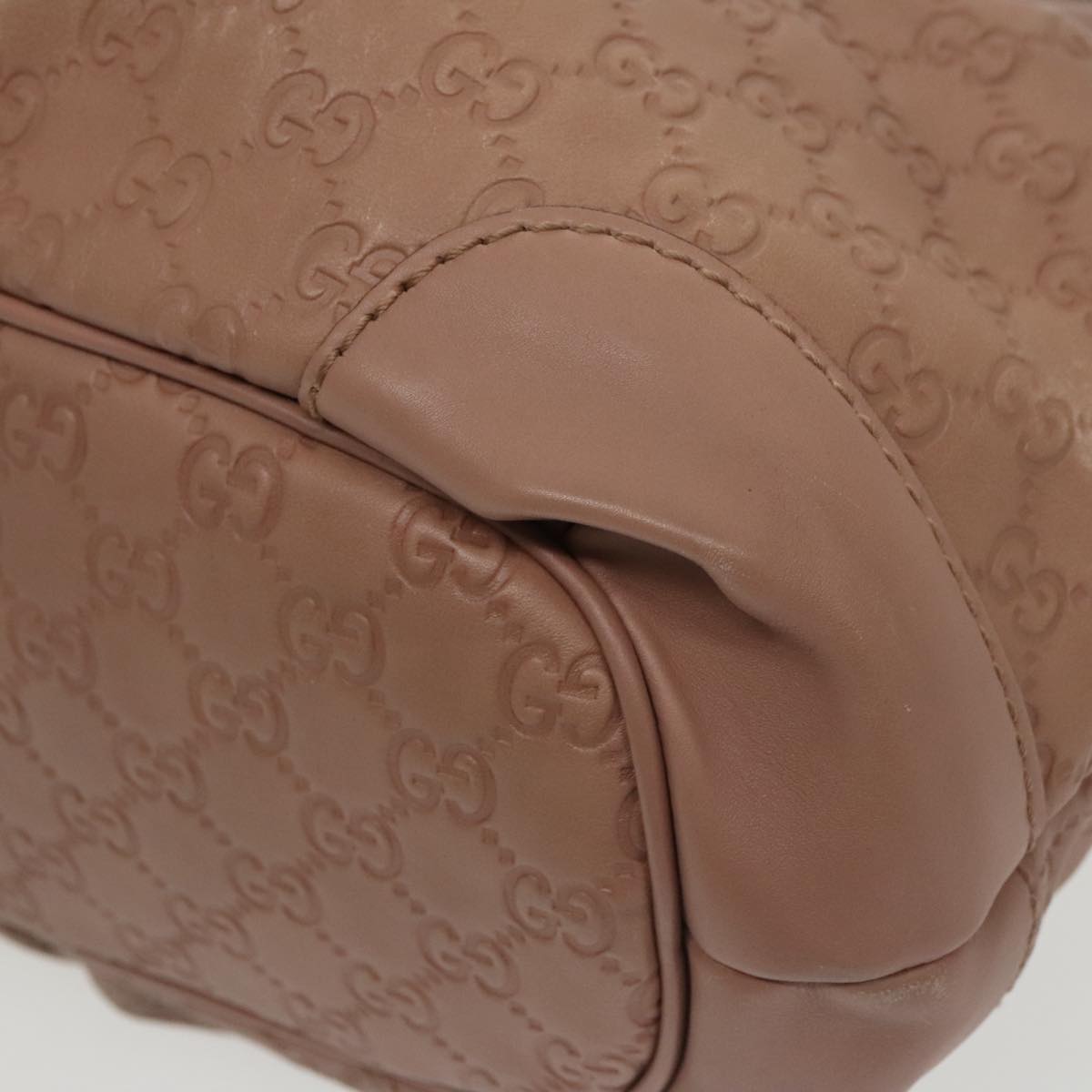 Gucci Gg Canvas Brown Leather Handbag (Pre-Owned)