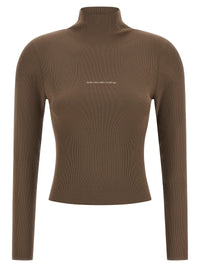 Alexander Wang Women Logo Ribbed Sweater