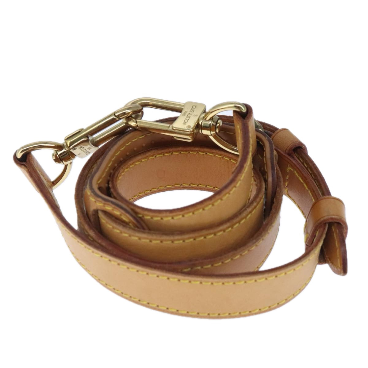 Louis Vuitton Bandoulière De Sac Beige Leather Wallet  (Pre-Owned)