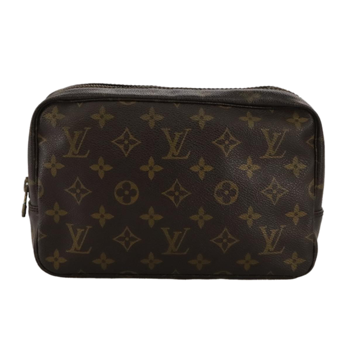 Louis Vuitton Trousse De Toilette Brown Canvas Clutch Bag (Pre-Owned)