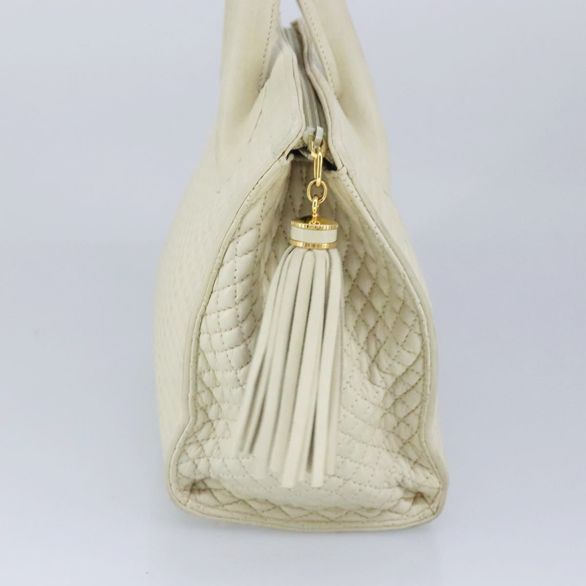 Bally Beige Leather Handbag (Pre-Owned)