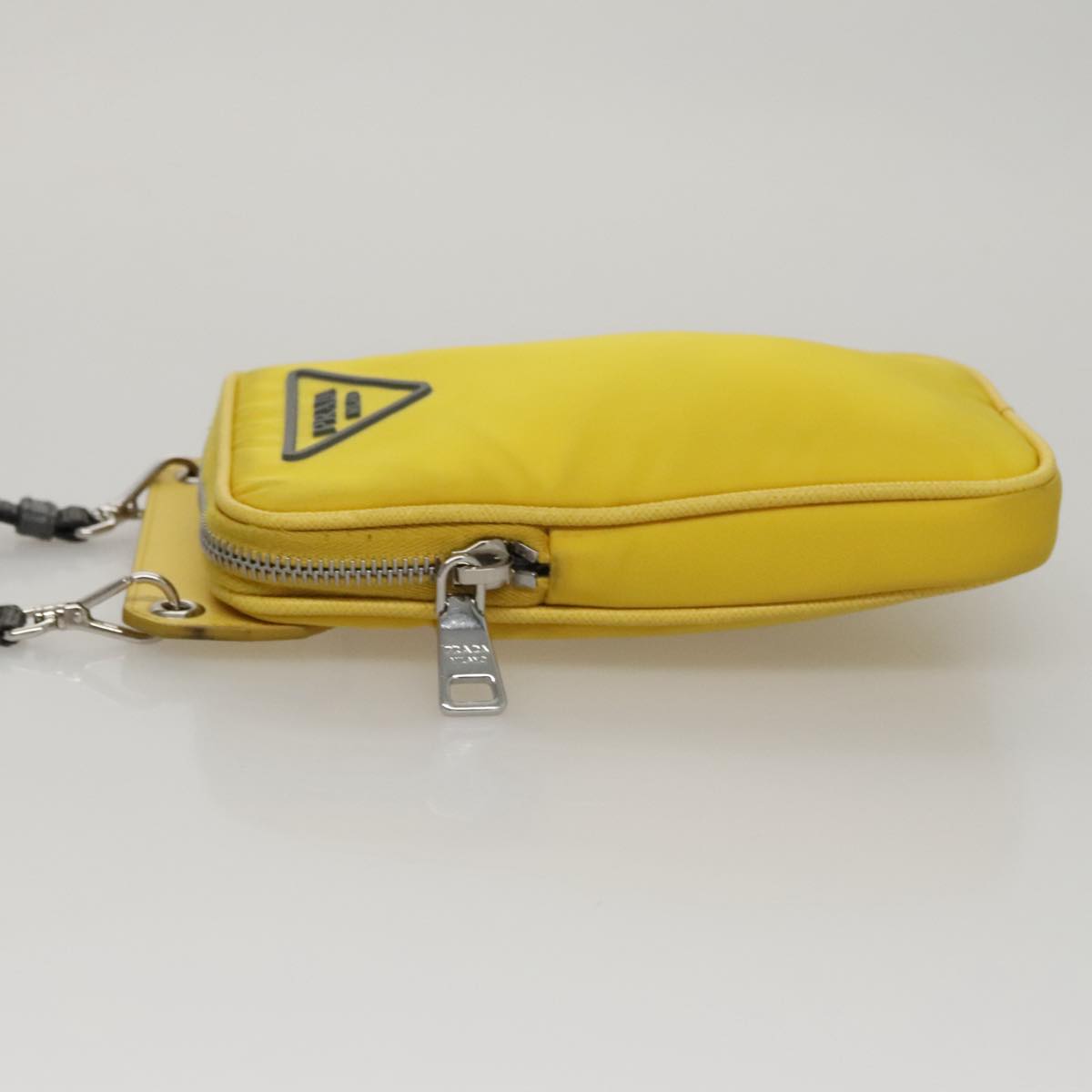 Prada Yellow Synthetic Shoulder Bag (Pre-Owned)