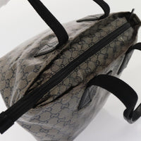 Gucci Gg Canvas Black Canvas Tote Bag (Pre-Owned)